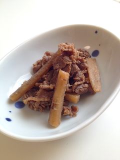 京風☆牛肉とごぼうのしぐれ煮-レシピのメイン写真