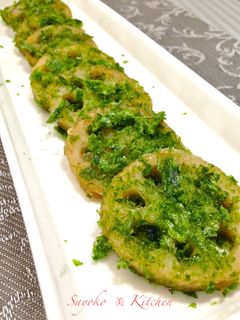 あおさ蓮根-レシピのメイン写真