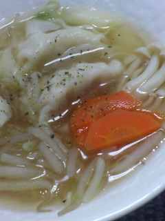 簡単♦♫⁺♦餃子入りスープ-レシピのメイン写真