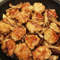 鶏肉団子とキノコのあんかけ-レシピのメイン写真