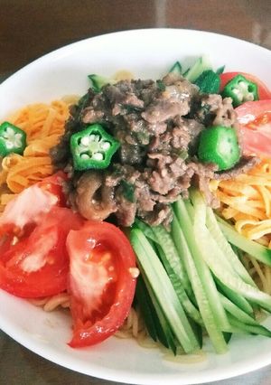 コストコ♪プルコギのせ冷やし中華-レシピのメイン写真