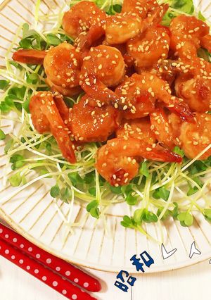 ピリ辛ッ‼海老の香味醤油炒め-レシピのメイン写真