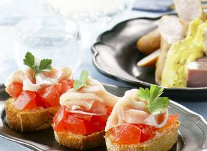 生ハムとトマトのブルスケッタ-レシピのメイン写真