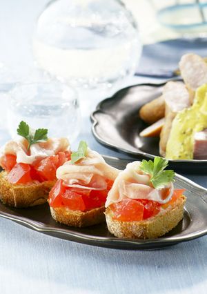 生ハムとトマトのブルスケッタ-レシピのメイン写真