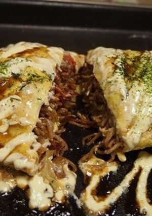 ブルドック うまソース♡オム焼きそば-レシピのメイン写真