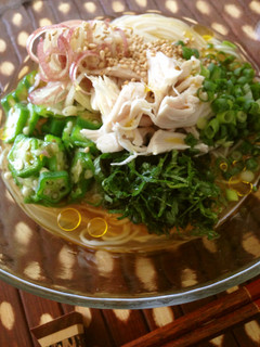 亜麻仁油♡さっぱり薬味素麺-レシピのメイン写真