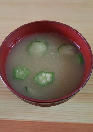 夏バテ防止に…　冷たい手抜き味噌汁-レシピのメイン写真