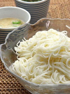 オクラとろろ素麺-レシピのメイン写真