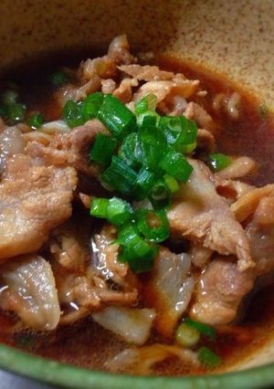 すっぱウマ辛〜！豚肉入りつけ汁.:｡+ﾟ-レシピのメイン写真