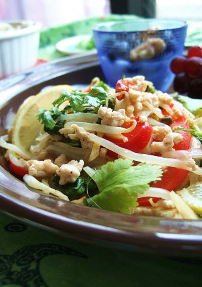 鶏挽肉の野菜炒め☆タイ風！-レシピのメイン写真