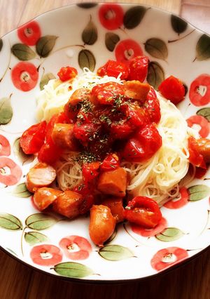 冷製トマトそうめん-レシピのメイン写真