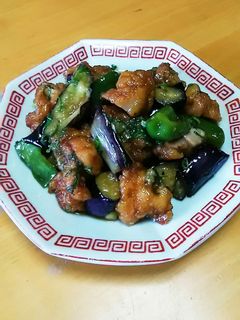 鶏唐揚げで甘酢炒め大葉風味-レシピのメイン写真