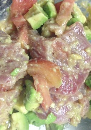 マグロとアボカドのサラダ〜アヒポキ〜-レシピのメイン写真