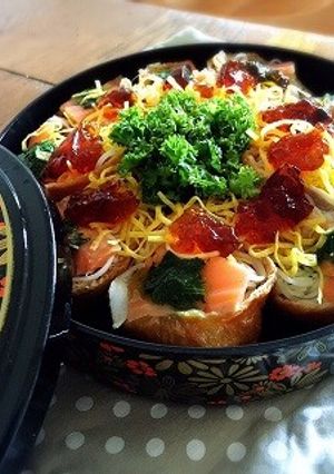 夏にピッタリ！！いなりそーめん-レシピのメイン写真