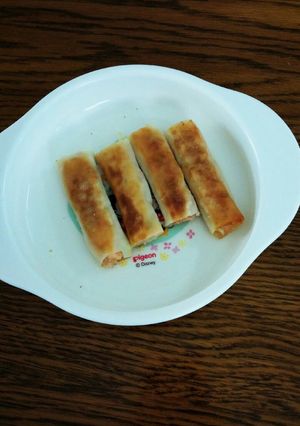 離乳食　ワンタン皮おやつご飯-レシピのメイン写真