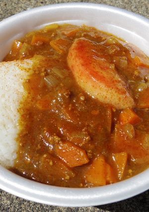 ドラゴンカレー4 桃カレー-レシピのメイン写真