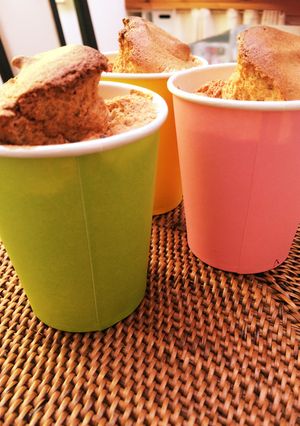 紙コップで紅茶のシフォンケーキ-レシピのメイン写真