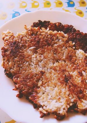 ごはんで焼きお煎餅-レシピのメイン写真