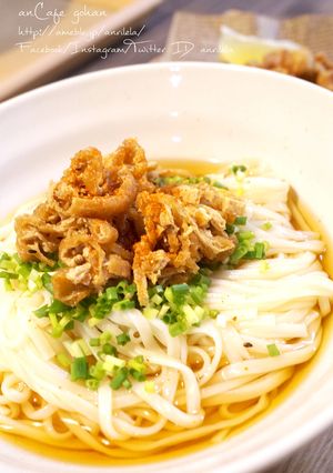 簡単なのに激ウマ！冷やしきつねうどん♡*-レシピのメイン写真