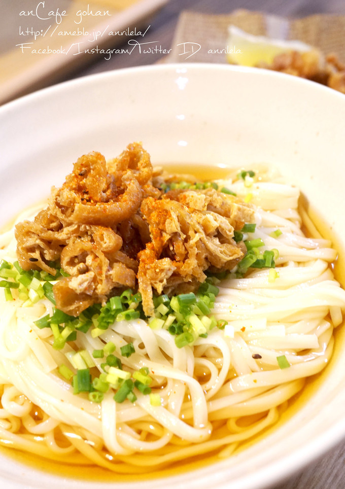 簡単なのに激ウマ！冷やしきつねうどん♡*-レシピのメイン写真