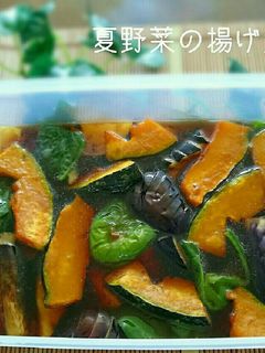 麺つゆで簡単☆ナスと夏野菜の揚げ漬け✧*-レシピのメイン写真