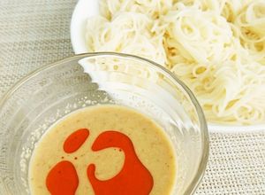 めんつゆとごまドレで簡単坦々つけ麺風素麺-レシピのメイン写真