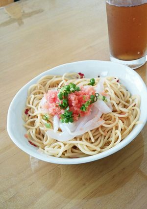 超絶簡単‼明太子とイカのひんやりパスタ☆-レシピのメイン写真