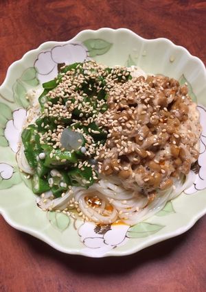 栄養満点☆ネバネバ素麺-レシピのメイン写真