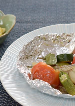 妊娠授乳に！白身魚包み焼き塩麹レモンだれ-レシピのメイン写真