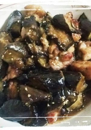 なすと鶏肉のぽん酢炒め-レシピのメイン写真