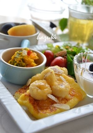キャラメルバナナのフレンチトースト-レシピのメイン写真