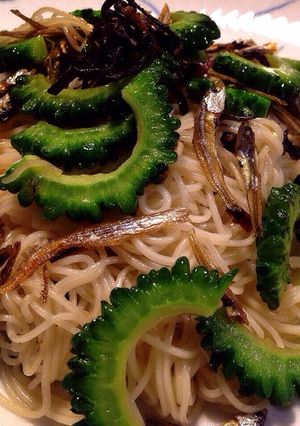 にがうり（ゴーヤ）の油そーめん〜奄美風〜-レシピのメイン写真
