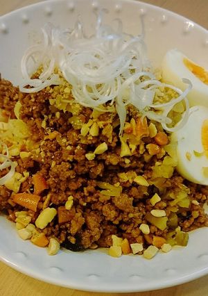 豆乳で汁なし担々麺-レシピのメイン写真