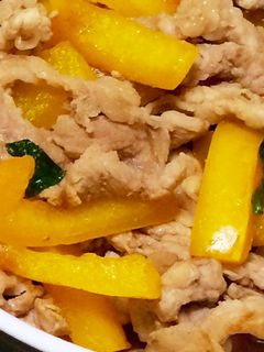 簡単♩パプリカ、青じそ、豚肉のポン酢炒め-レシピのメイン写真