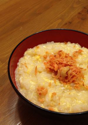 卵雑炊in鮭フレーク-レシピのメイン写真