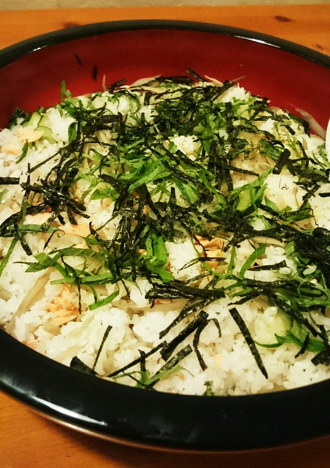 ごぼうと焼き鮭のサッパリ寿司-レシピのメイン写真