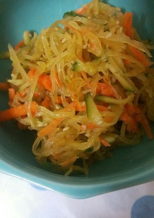 そうめんかぼちゃの中華和え-レシピのメイン写真