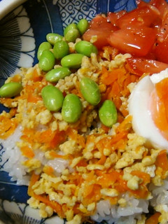 フレッシュトマト鶏そぼろ丼-レシピのメイン写真