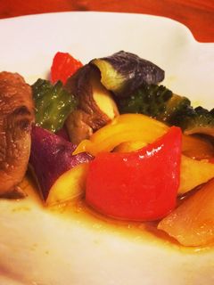 夏野菜と竜田揚げの揚げ浸し-レシピのメイン写真