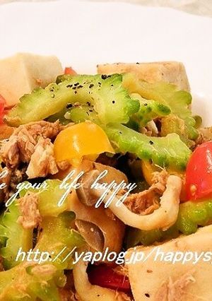 ツナと高野豆腐de☆ゴーヤーチャンプルー-レシピのメイン写真