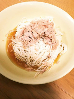 ツナそうめん-レシピのメイン写真