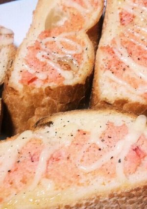 おやつにも！明太マヨフランス-レシピのメイン写真