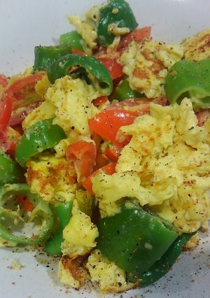 有精卵と野菜のスクランブルエッグ-レシピのメイン写真