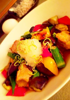 鶏と夏野菜の焼き浸し-レシピのメイン写真