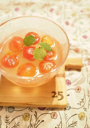 ミニトマトのコンポートゼリー-レシピのメイン写真