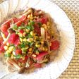 RAWでナポリタン風パスタ