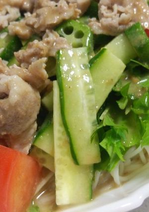 サラダそうめん-レシピのメイン写真