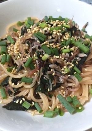 ビーツの葉としらすのパスタ♪-レシピのメイン写真