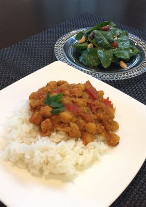 ＊チャナマサラ (ひよこ豆のカレー)＊-レシピのメイン写真
