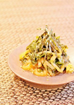簡単一品❀クラゲとワカメのわさびポン酢❀-レシピのメイン写真